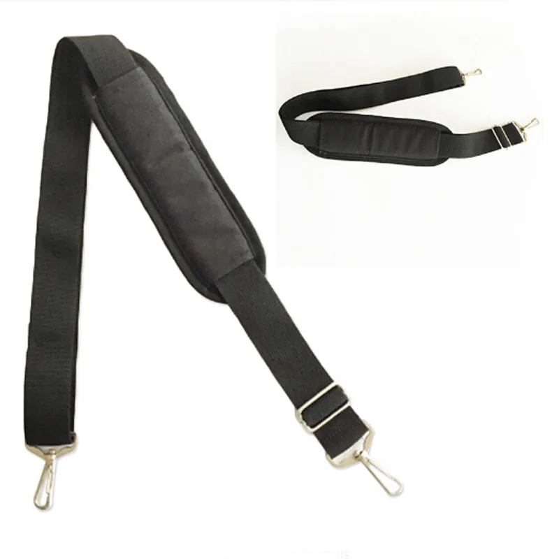 145cm Length Bag Strap Men Briefcase Laptop Bag Belt Replacement Strong Shoulder Strap Bag Accessories Black Nylon Bag Strap