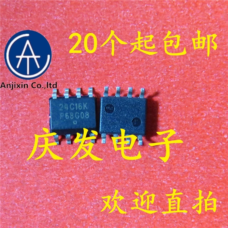

10 шт. натуральные оригинальная новинка в наличии 24C16K SOP8