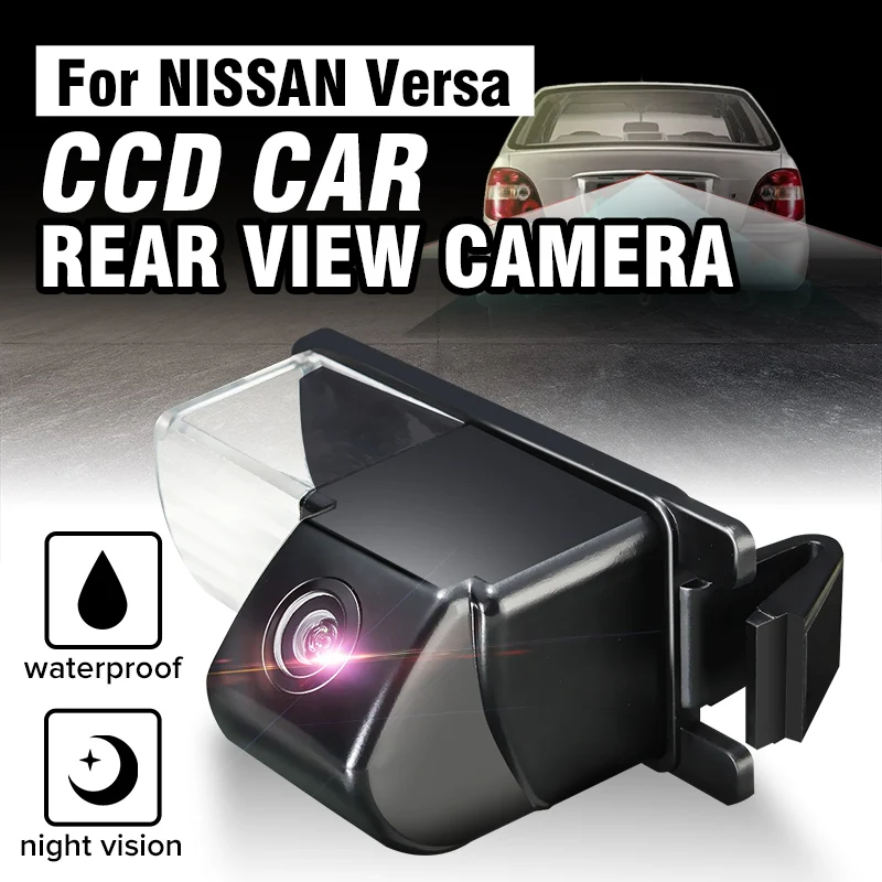Камера заднего вида CCD для NISSAN Versa Livina Grand Pulsar GT-R Cube 350Z Infiniti G35 G37