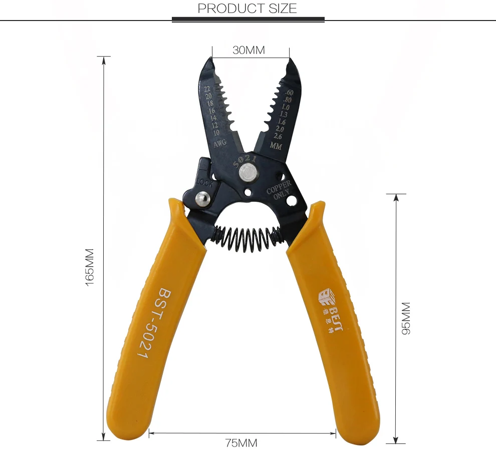 Высокая точность 7 в 1 лучший 5021 медный алюминиевый кабель режущий зажим для