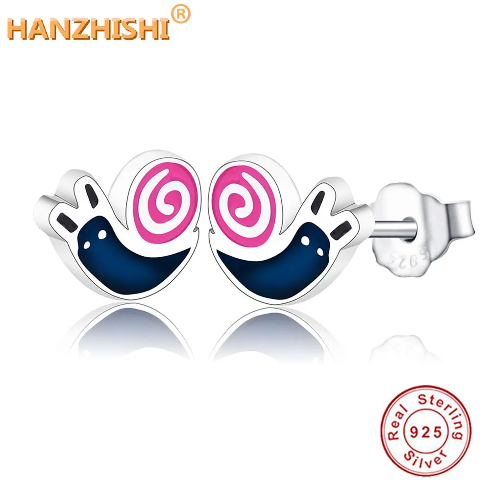 Женские серьги гвоздики из серебра 2019 пробы с животными|Серьги-гвоздики| |