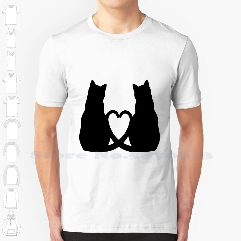 

Cats In Love Classic Gift Custom Funny Hot Sale Tshirt Cat Pet Feline Cat Lover Animal Kitten Kitty Love Cute Funny Adorable