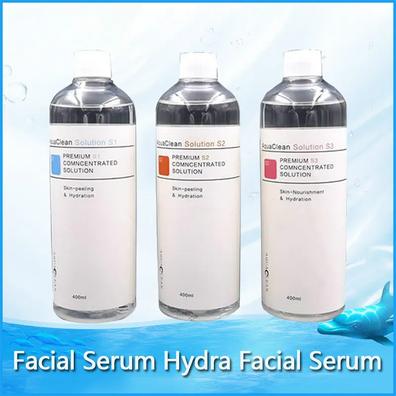 3 Bottles Facial Serum For Water Dermabrasion Skin Cleansing Machine Aqua Peeling Solution Per Bottle Aqua Facial Serum
