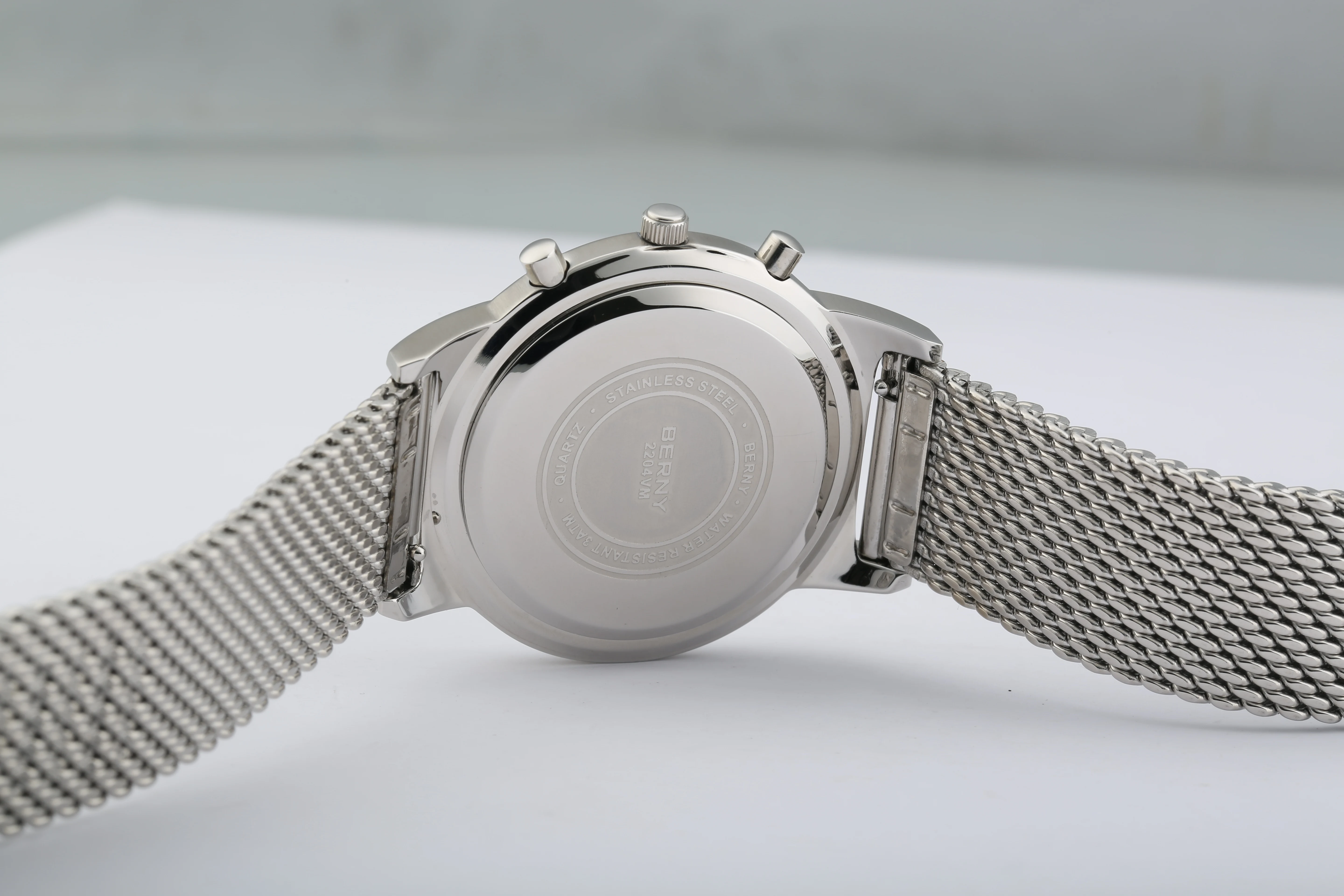 

High quality stainless steel men watch water resistant sport men watches 2204V