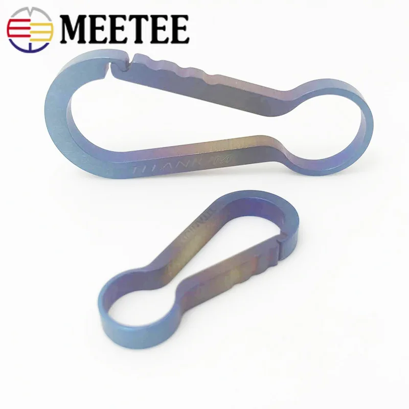 Meetee 1 шт./2 шт. Титан пряжка-хомут с круглым воротником для мальчиков и девочек
