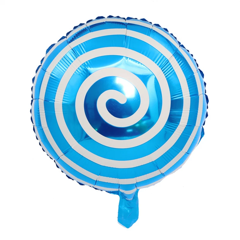 Красочный воздушный шар из алюминиевой пленки в виде мельницы и леденцов детский