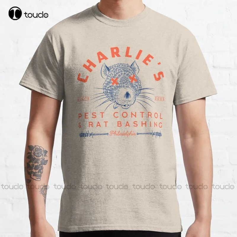 

New Charlie'S Pest Control Classic T-Shirt Baseball Tee Shirts Unisex Tee Shirt