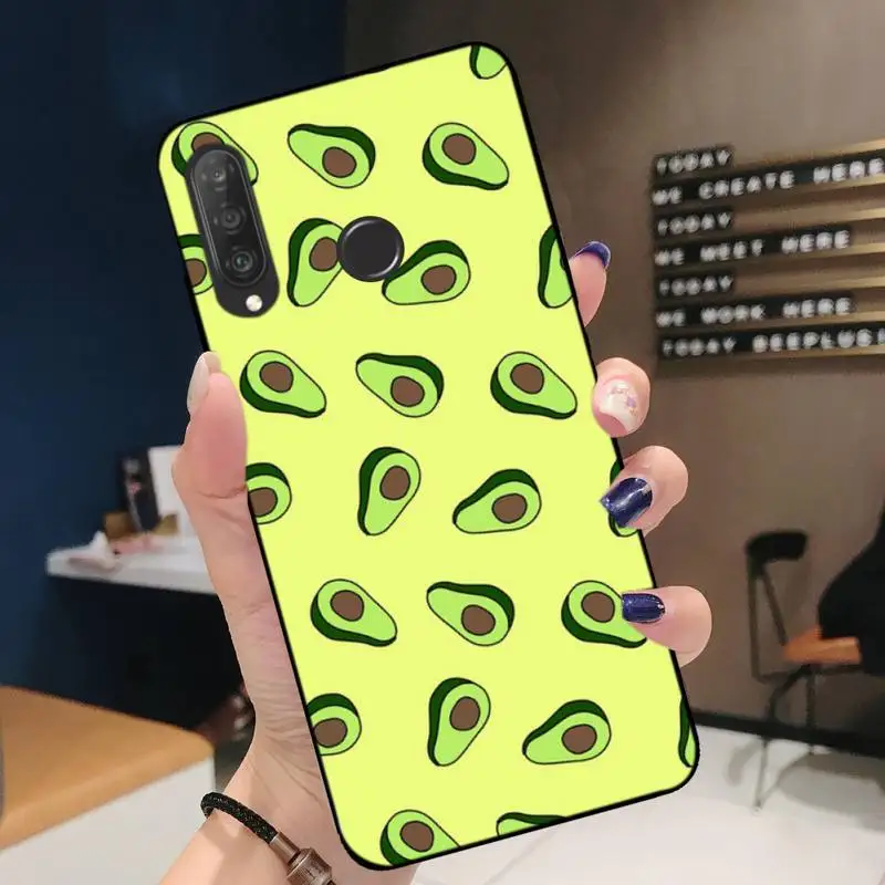 

Funny Fruit Avocado Phone Case For Huawei P20 30 40 Pro Mate 20 30 40 Pro Honor 9x 10 30lite Y62019
