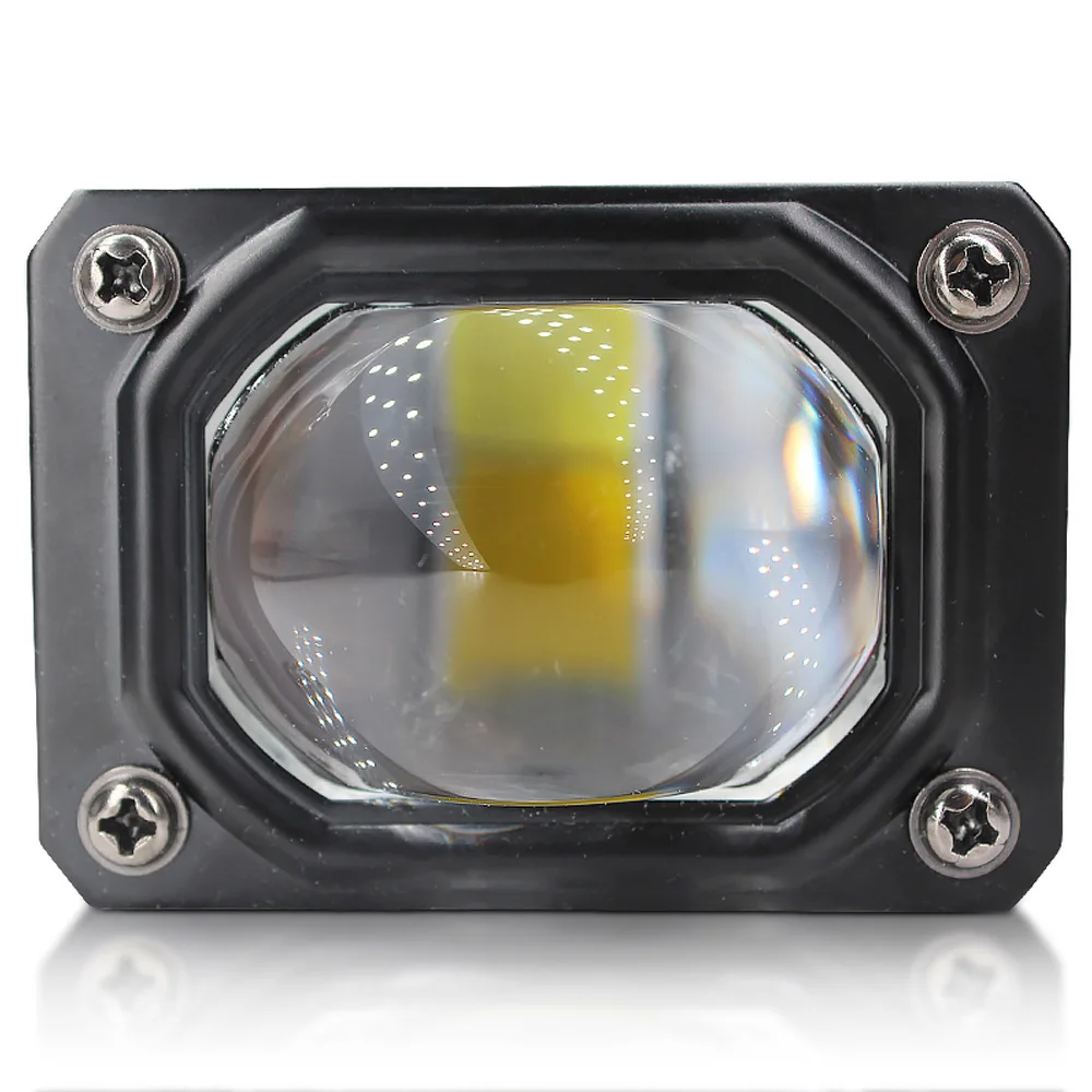 Светодиодный внешний фонарь для автомобильного мотоцикла двухцветная линза