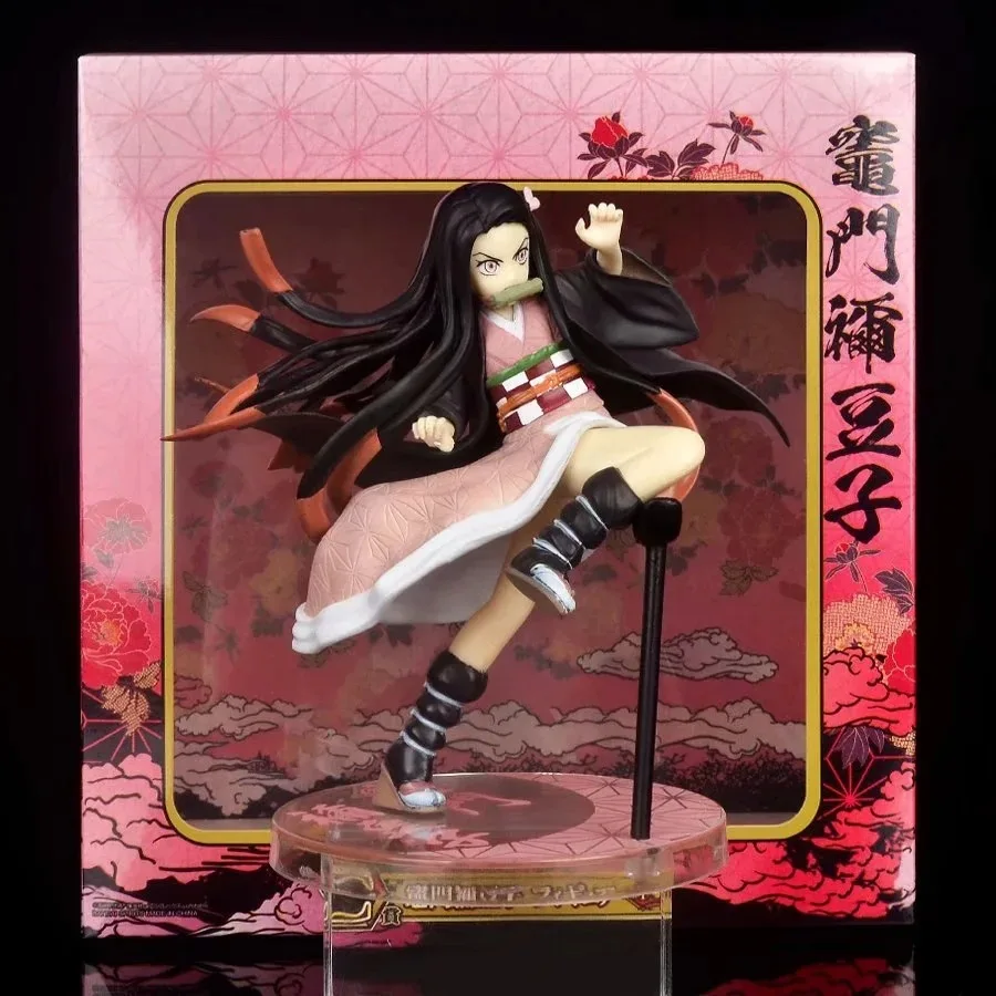 

Japan Anime Blade of Demon Destruction Demon Slayer Kimetsu no Yaiba Kamado Nezuko PVC Action Figure Toy Collection Model Doll