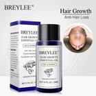 Быстрая мощная продукция для волос BREYLEE эфирное масло для роста волос, 20 мл, уход за волосами, предотвращение облысения, против выпадения волос, питательная сыворотка