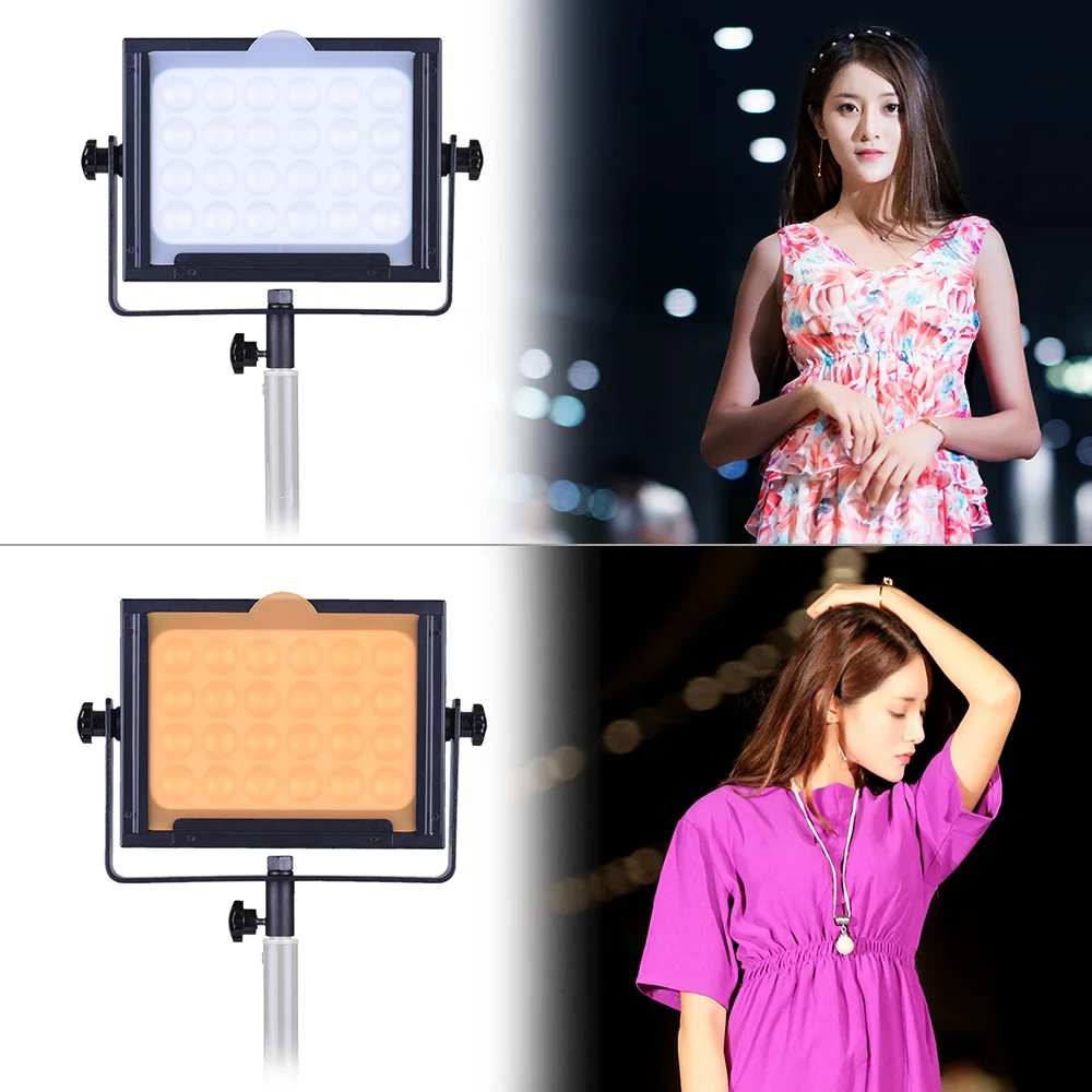 LED светильник шка для видеокамеры с регулируемой яркостью 24 светодиода |