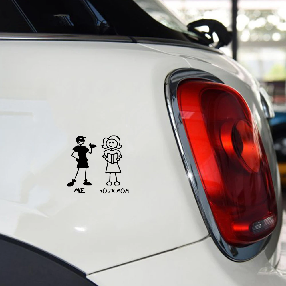 Меня и вашей маме палка для игры рисунок семья человек Человек Окно Наклейка