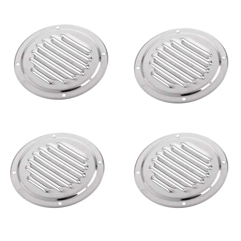 4 шт. круглые жалюзи из нержавеющей стали | Автомобили и мотоциклы