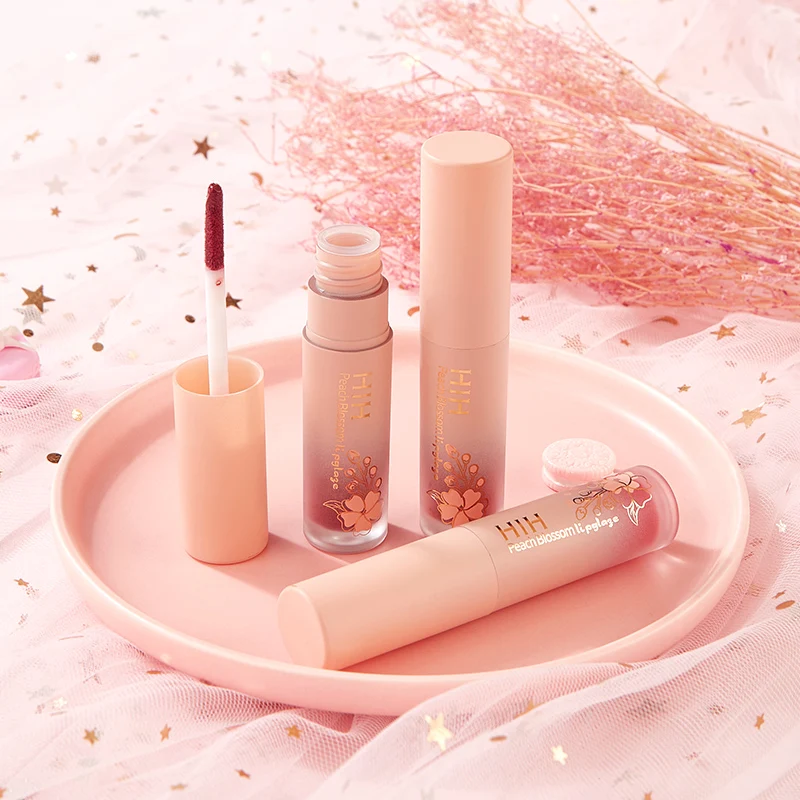 3 шт./компл. Увлажняющий блеск для губ от HIH сексуальный красный фиолетовый