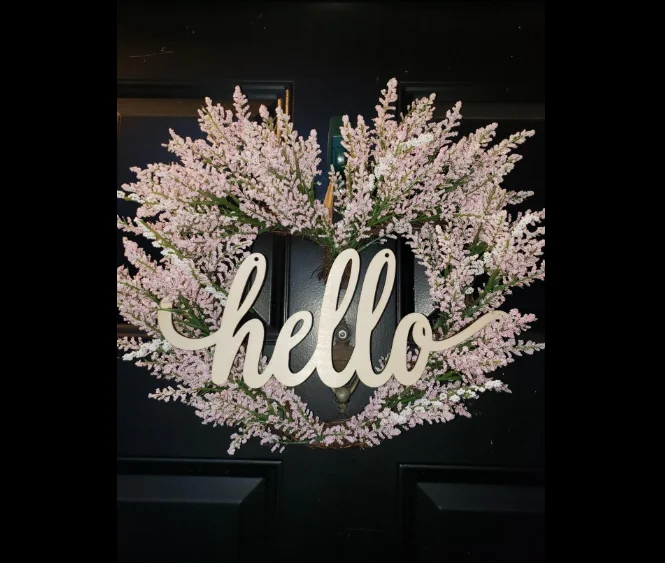 Индивидуальный большой знак Hello Wood Настенный декор деревянные буквы сделай сам