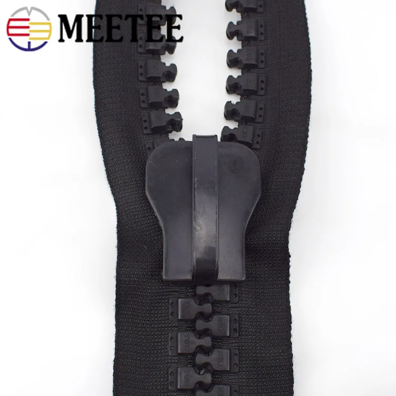 Meetee 1meter 30# Resin Zipper with Slider Extra Wide Outdoor Tent Bag Clothing Sew DIY Handmade Decoration Accessories AP654 | Дом и сад