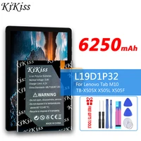 kikiss high capacity 6250mah l19d1p32 replacement battery for lenovo tab m10 tb x505x x505l x505f tablet battery free tools