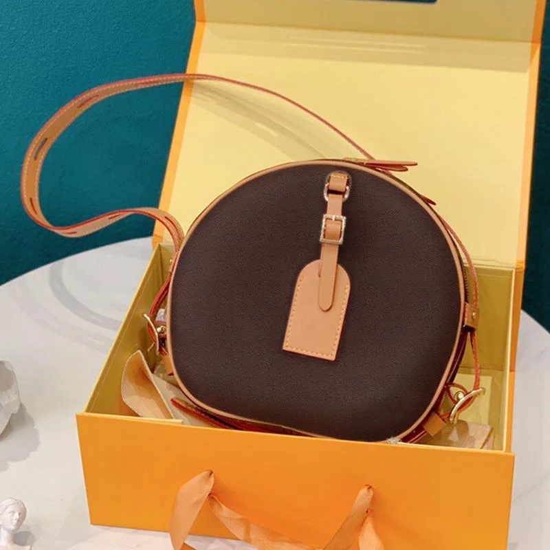 

2021 Luxury Portable Round Ladies Bag Fashion Ladies Portable Messenger Bag Messenger Shoulder Bag-B2114