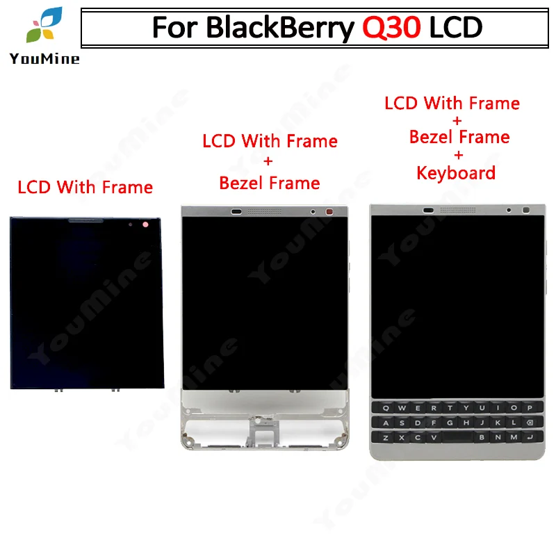 ЖК-дисплей 4 5 дюйма для BlackBerry Q30 дигитайзер сенсорного экрана в сборе с рамкой