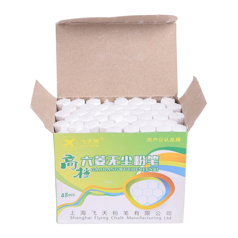

48pcs White Drawing Chalk For School Education Chalks High Quality Stationary Office Supplies Marker White