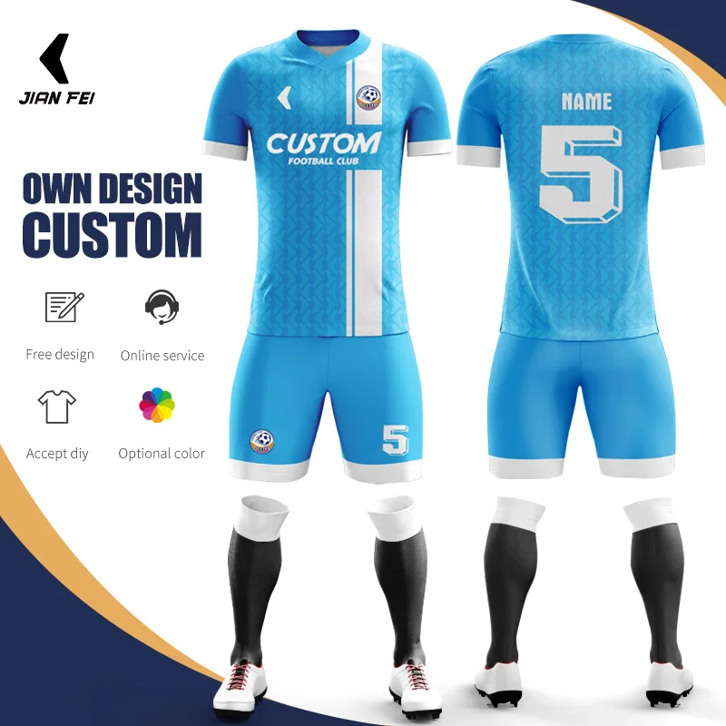 

Пользовательская Полная Сублимация 100% полиэстер вышивка логотип печать мужские футбольные Джерси сетчатая ткань для футбольной команды к...