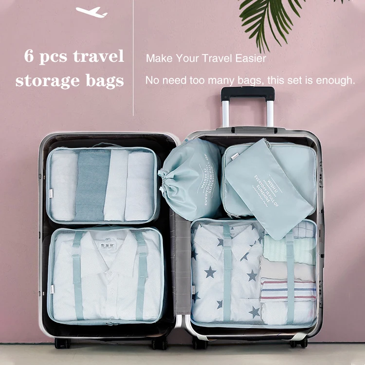 Водонепроницаемая дорожная сумка для хранения набор из шести | Багаж и сумки