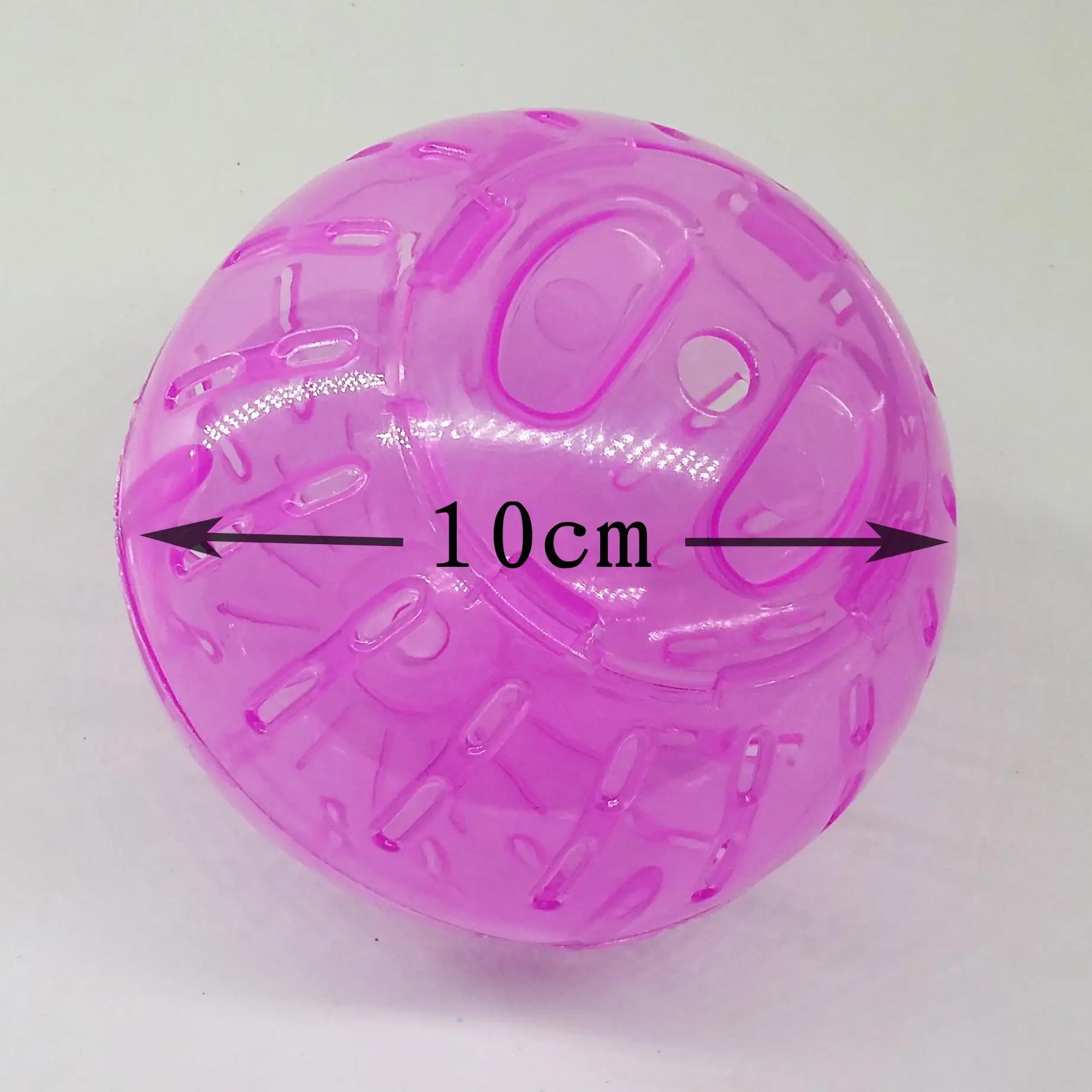 

VOW Pets Plastic Pet Rodent Mice Jogging Ball Hamster Gerbil Rat Exercise Portable Funny Solid Hamster Running Balls