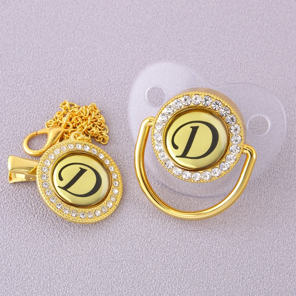 Силиконовая соска-стразы для младенцев 26 букв | Мать и ребенок