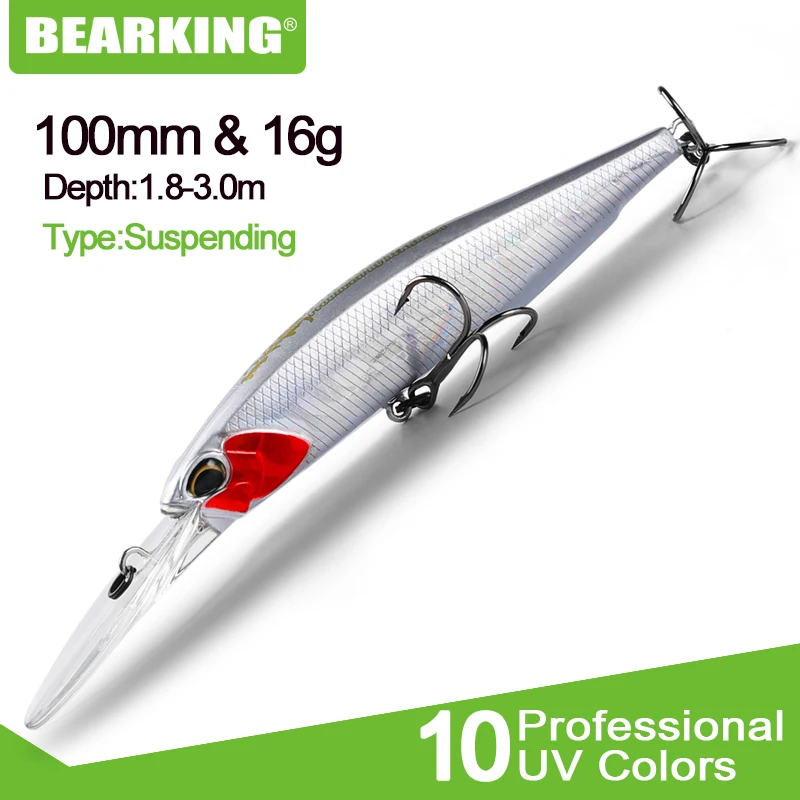 BEARKING 10 см 16 г приманки воблеры и крутящиеся жесткая приманка Щука искусственная