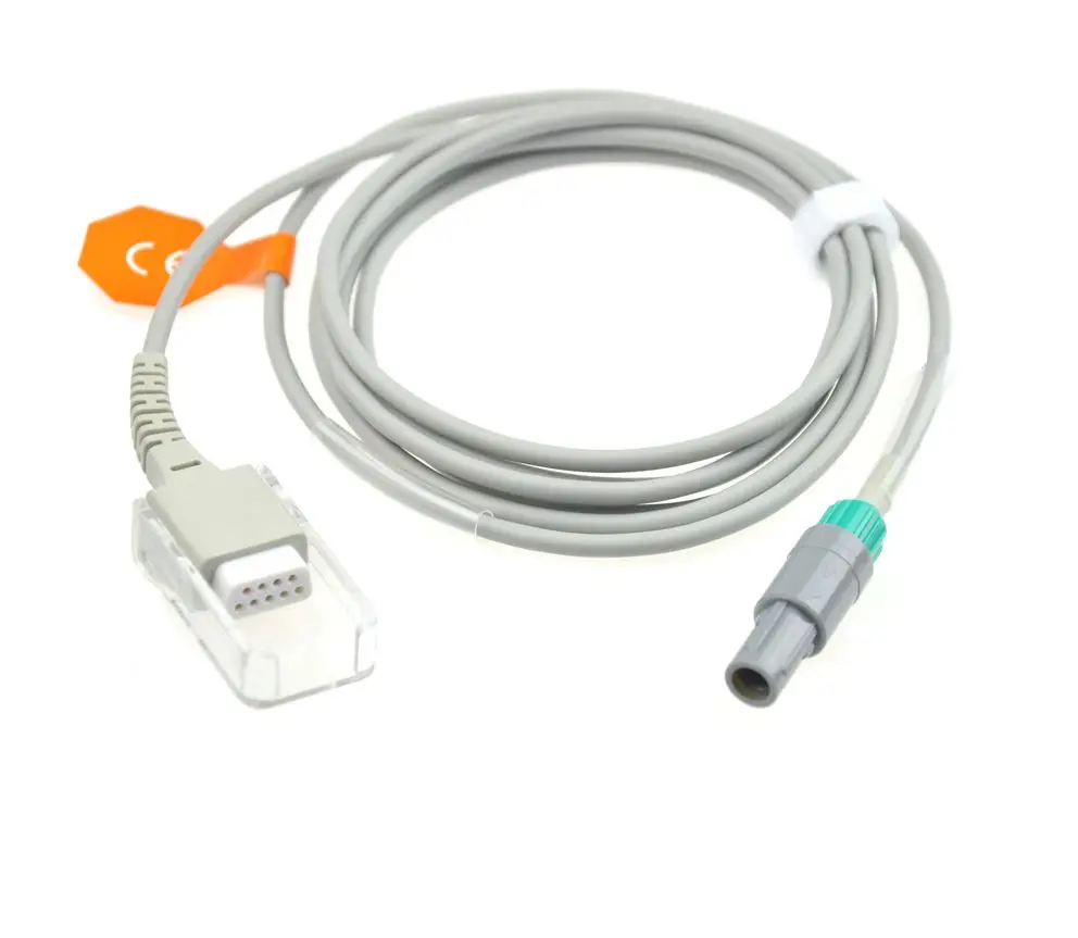 Совместимый кабель PM8000/PM9000 Mindray 6pin 80 градусов spo2 2 4 м |