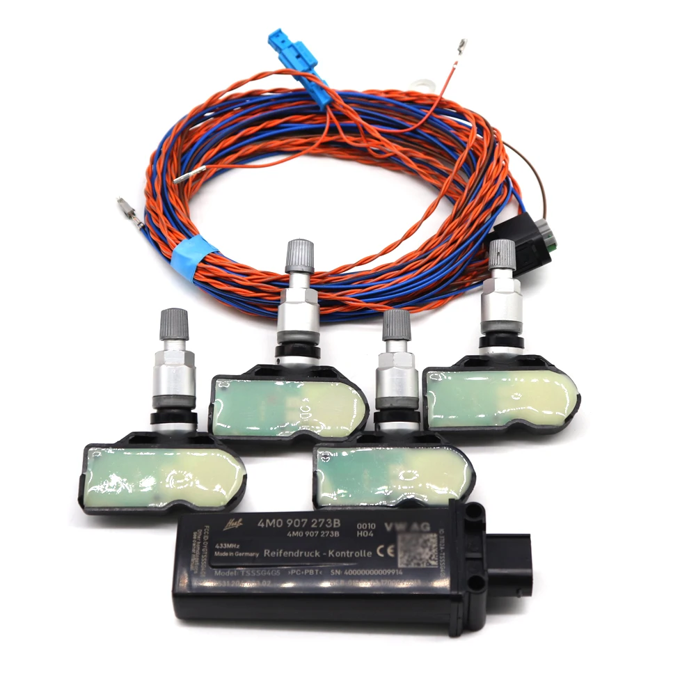 

XBoMing Tire Pressure Monitoring Sensor 5Q0907275B 4M0907273B For AUDI Q7 A5 SKODA BENTLEY PORSCHE McLAREN For Volkswagen TPMS