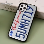 Чехол для iPhone SE 2020, 6s, 7, 8 Plus, 11, 12 Pro, X, XR, XS max, Samsung S8, S9, S10, с номерным знаком парка Юрского периода