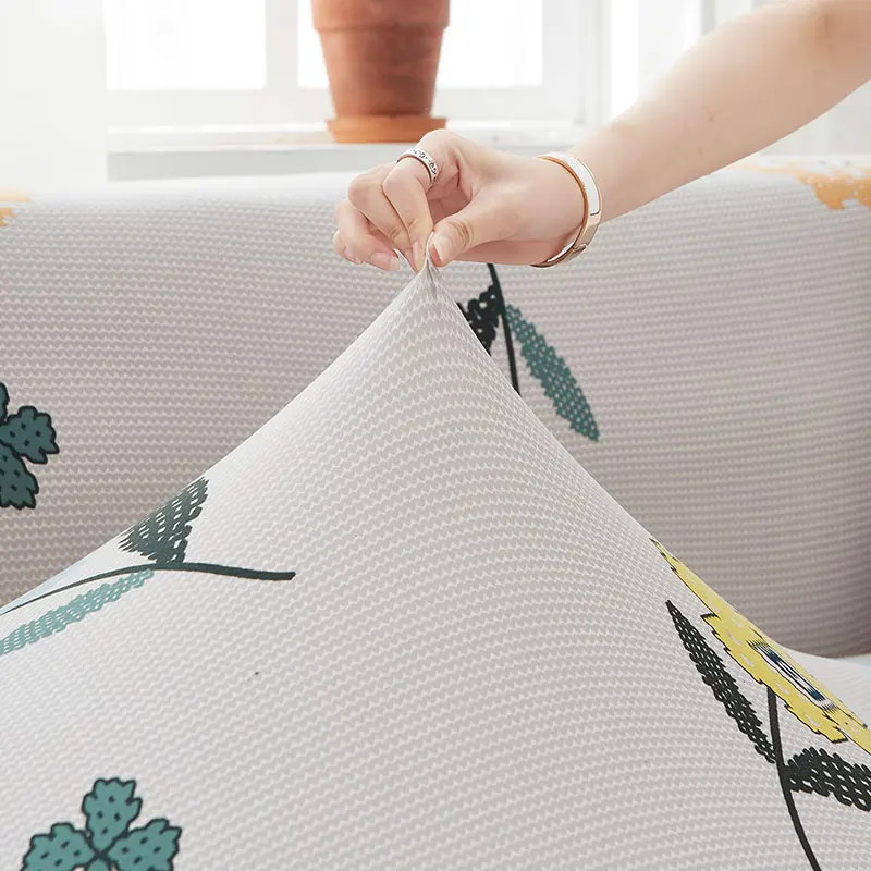 

Printed Sofa Cover Stretch Elastic SlipCovers for Living Room Fully-wrap Couch Chair Cover Armchair Anti-dust Furniture Protect