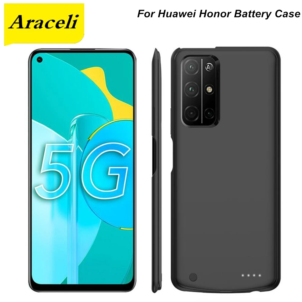 Araceli 6800 мАч для Huawei Honor 30 30S Pro чехол с аккумулятором умный зарядным устройством