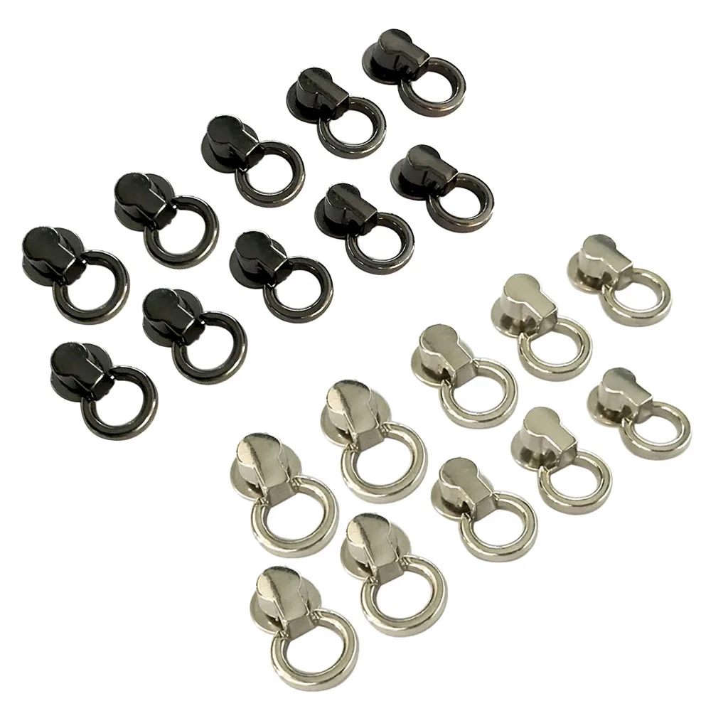 Круглые шпильки с винтовой застежкой металлические заклепки задней частью