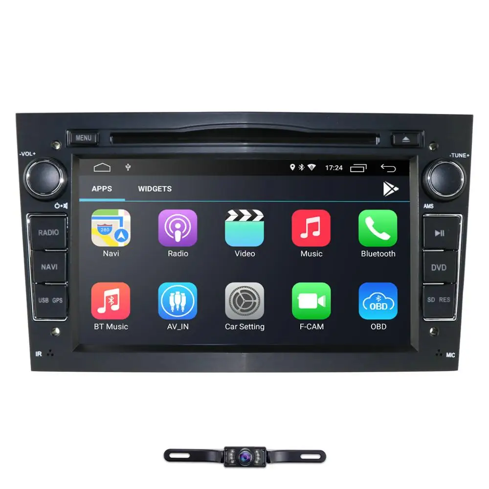 AD90OPEL7005B Android 9,0 1024X600 7 дюймов 2din автомобильный gps dvd-плеер для Opel Astra h g Zafira B Vectra C D Antara комбо Радио Аудио - Цвет: AD90OPEL7005B