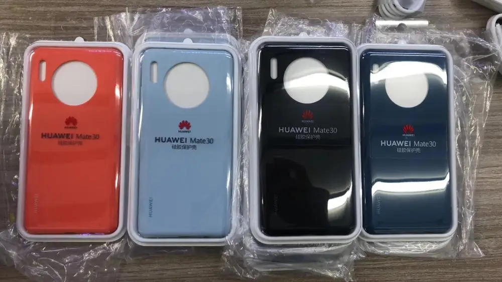 HUAWEI Коврики 30 Pro Чехол официальный Мягкая силиконовая резина Коврики риал 4 Угловая защита