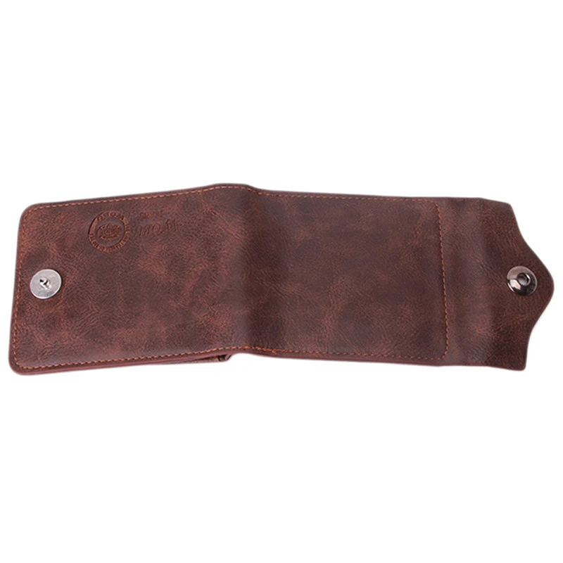 Роскошный маленький кожаный мужской кошелек от известного дизайнера для монет