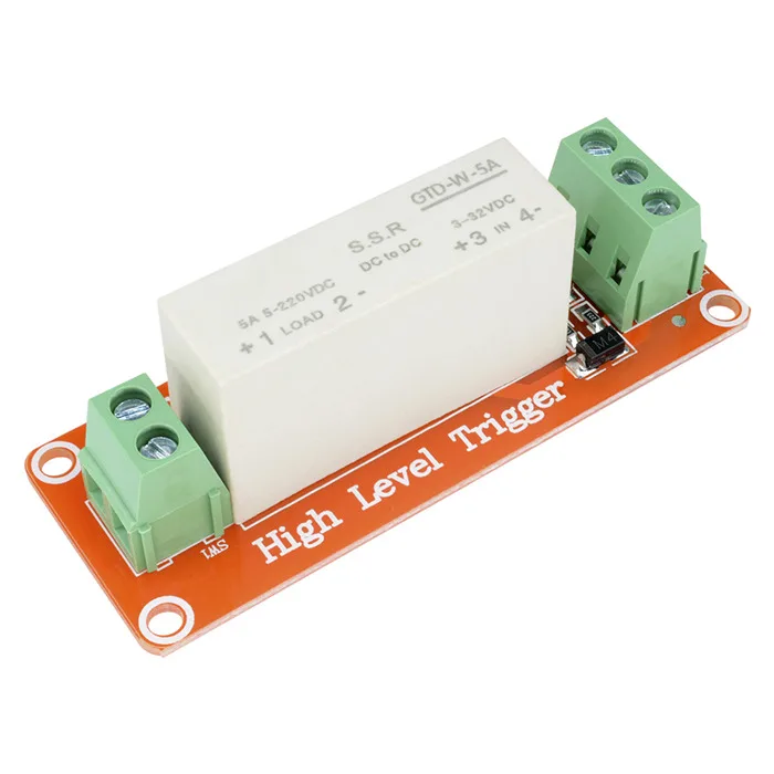 Постоянный ток 5 в 1/2/4 канала твердотельные реле G3MB-202P DC-AC PCB, SSR Триггер Высокий уровень эффективности SSR AVR DSP доска w/резистивный плавкий предохранитель - Габаритные размеры: 5A 1channel