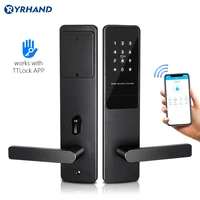 ttlock app electronic digital lock keyless security lock smart touch screen lock for homeofficeairbnb apartment gate lock
