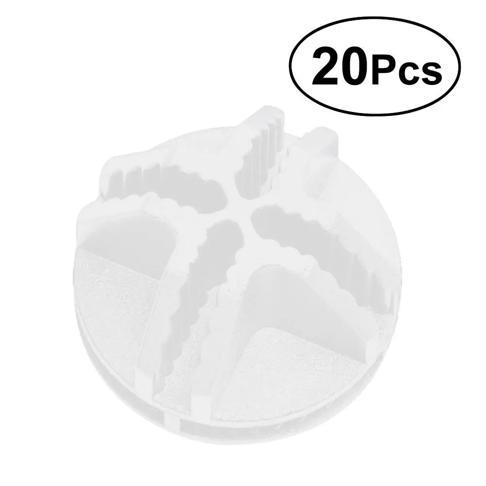 

20X/LOT Plastic Connector Wire Mesh Storage Cube Mini Grid Push Snap Corner Kits
