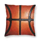 Баскетбольная кожаная художественная подушка крышка 40 х 40 дома декоративные 3D Печать Подушка Чехол для дивана двойная сторона