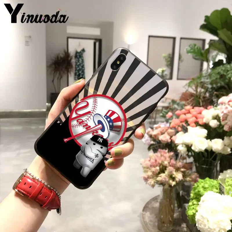A7 Yinuoda New York Yankees Boston Red Sox бейсбольный Телефон чехол для iphone 8 7 6 6S Plus 5 5S SE XR X XS MAX 11pro max Coque Shell - Цвет: A7