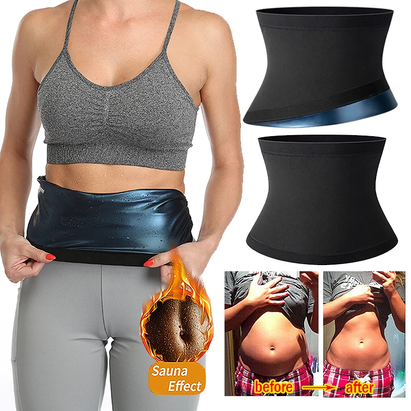 

Polymer Premium Slimming Belt Women Shapewear Workout Sauna Body Shaper Tummy Sweat Waist Trainer Corset Weight Loss Trimmer