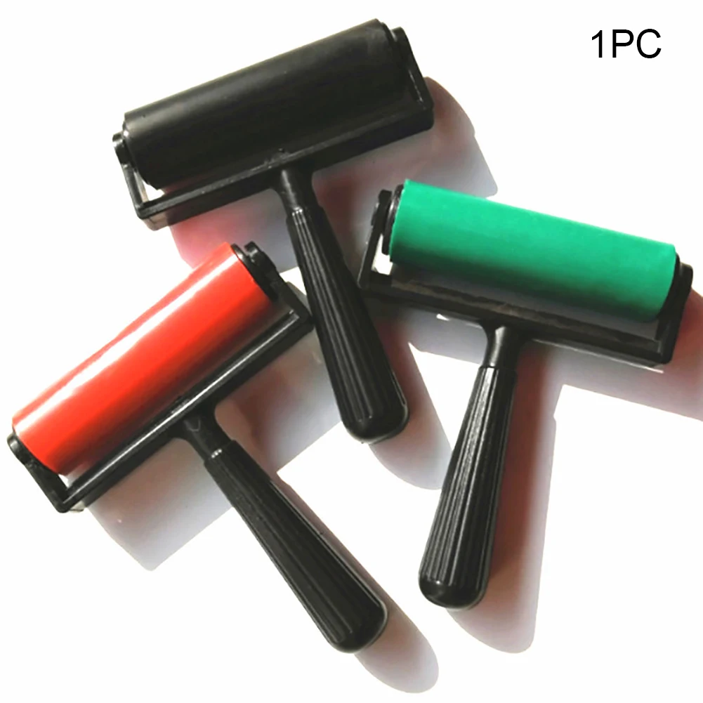 

Handheld Universal Interior Door Accessories Wall Decor Portable Home Art Craft DIY Plastic Easy Clean Drawing Tool Roller Brush