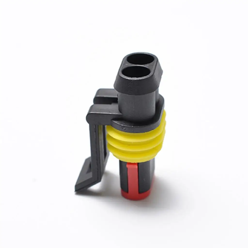 12 комплектов 2-контактных герметичных водонепроницаемых разъемов для