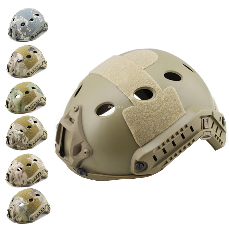 

Military Paintball Wargame Helmet Tactical Combat PJ Fast Helmet Protective Outdoor Hunting Airsoft Shooting CS Helmets