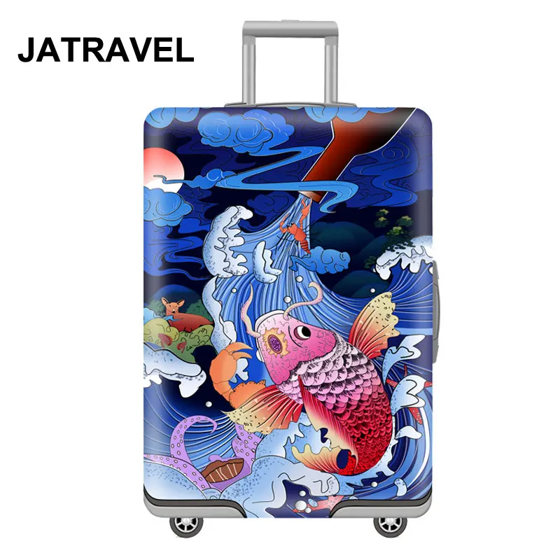 Jatravel хип-хоп багаж для собак Protctive Чехлы для путешествий чемодан чехол Эластичный Чемодан Защитные чехлы для 18-32 дюймов багажа