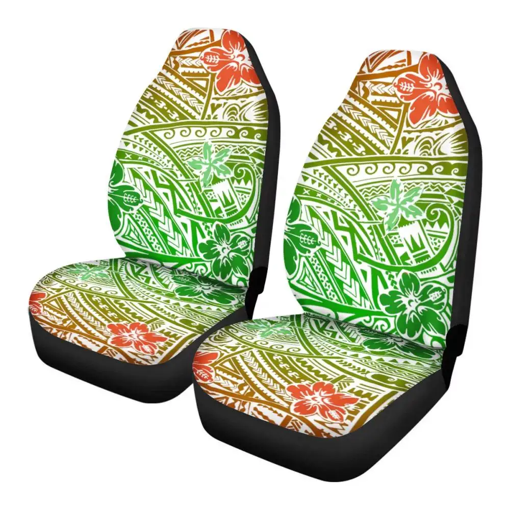 

Автомобильные чехлы Upetstory для сидений Гавайский канака маоли полинезийский дизайн 2 шт./компл. удобные защитные противоскользящие чехлы для...